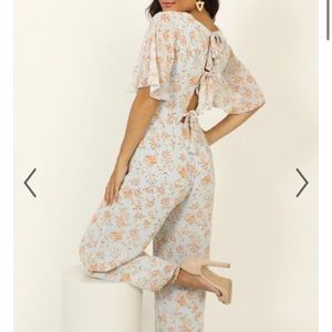 NWT showpo floral playsuit